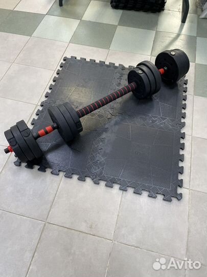 Гантели разборные (от 20 до 30 кг) с проставкой