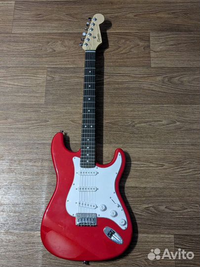Электрогитара fender (оригинал) + комбик