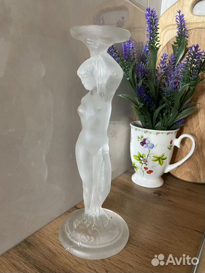 Подсвечник стекло СССР