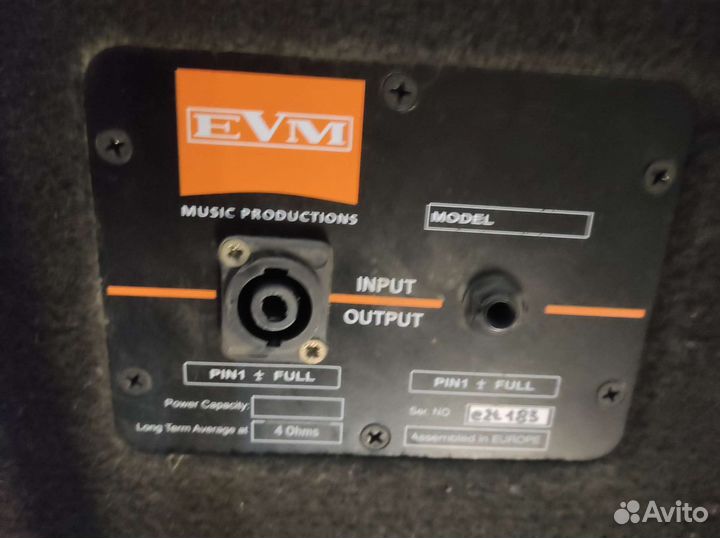 Сабвуферы EVM с динамиками Eighteensound 12W500