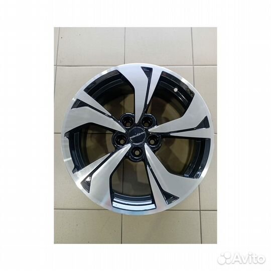 Литые диски 7x17 5x108 60.1 ET33 khomen KHW 1724 F-silver