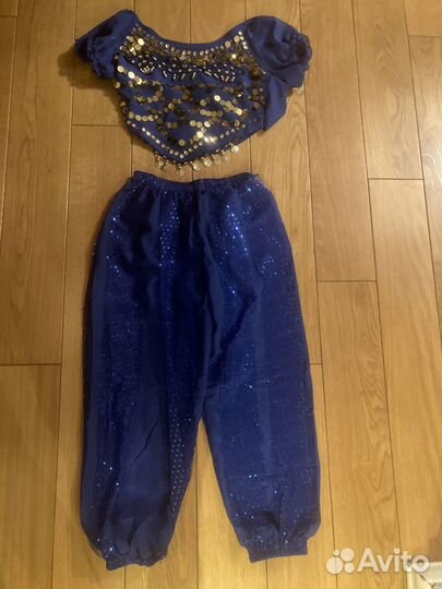 Восточный костюм синий для девочки новый