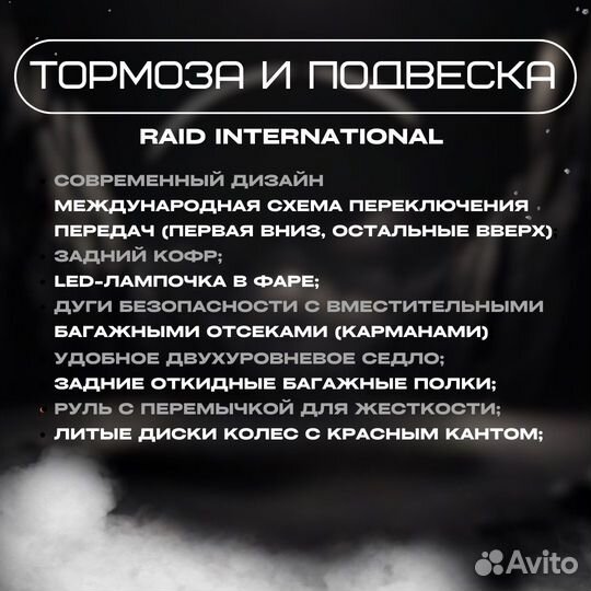 Новый Мопед Raid International