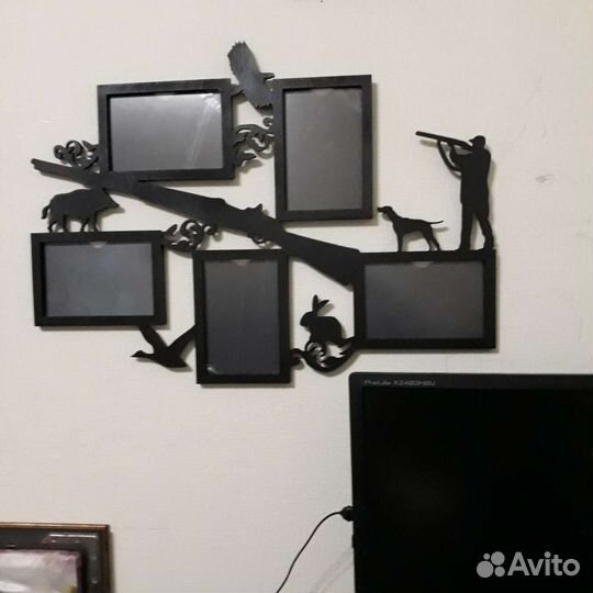 Фоторамка в подарок охотнику или рыболову