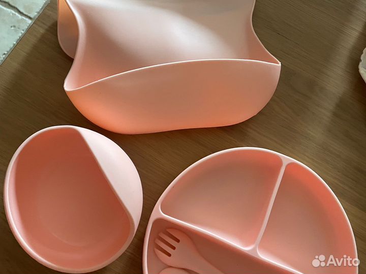 Детская посуда для кормления силиконовая