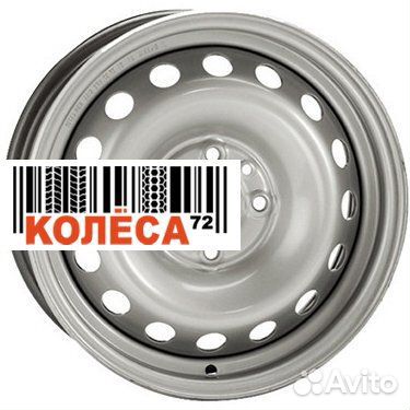 SDT Штампованные 6x15 4x100 ET36 Dia60.1 Silver