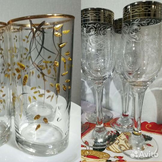 Бокалы, Стаканы “Гусь-Хрустальный”