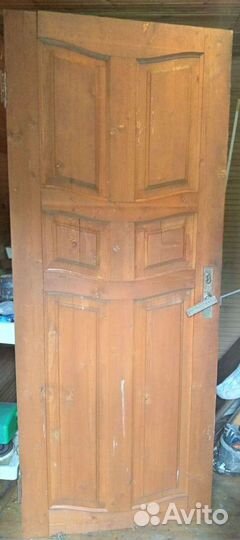 Дверь входная деревянная бу
