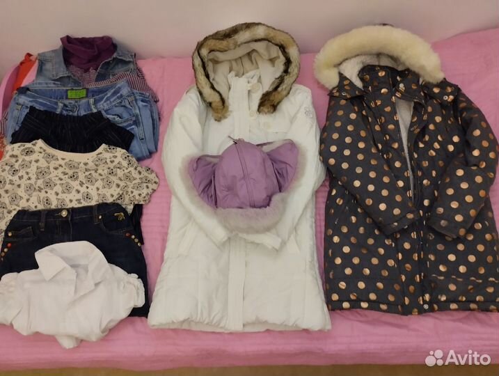 Одежда пакетом для девочки 134-140