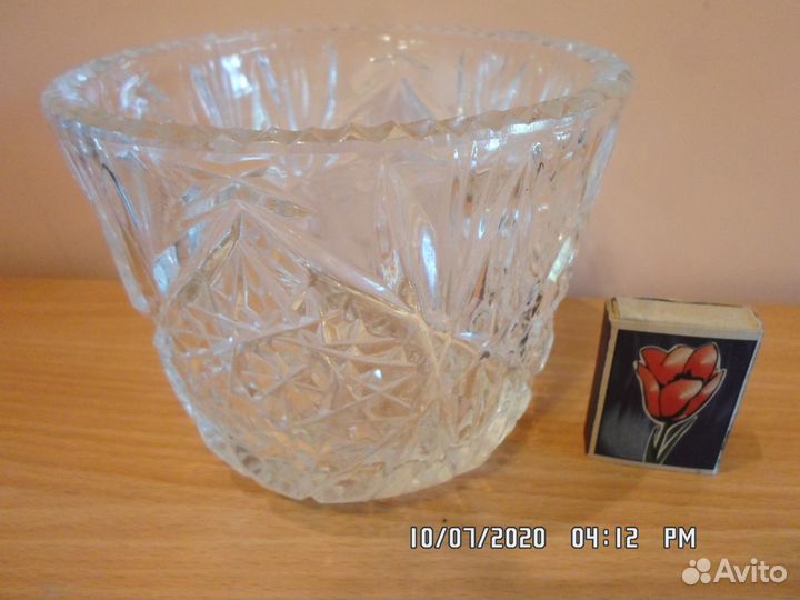 Посуда (вазочки) хрусталь