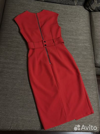 Платье zara S красное женское