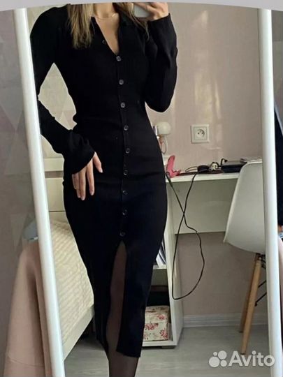 Платье трикотажное женское