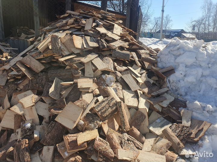 Дрова горбыль пиленый сосна сухой