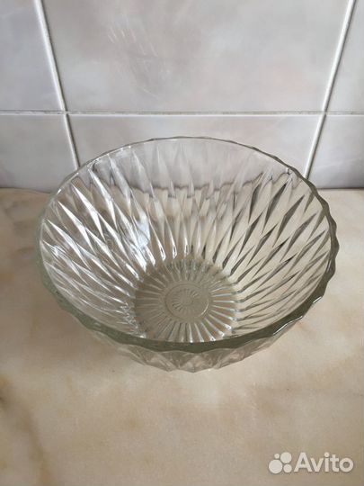 Салатники глубокие стекло СССР