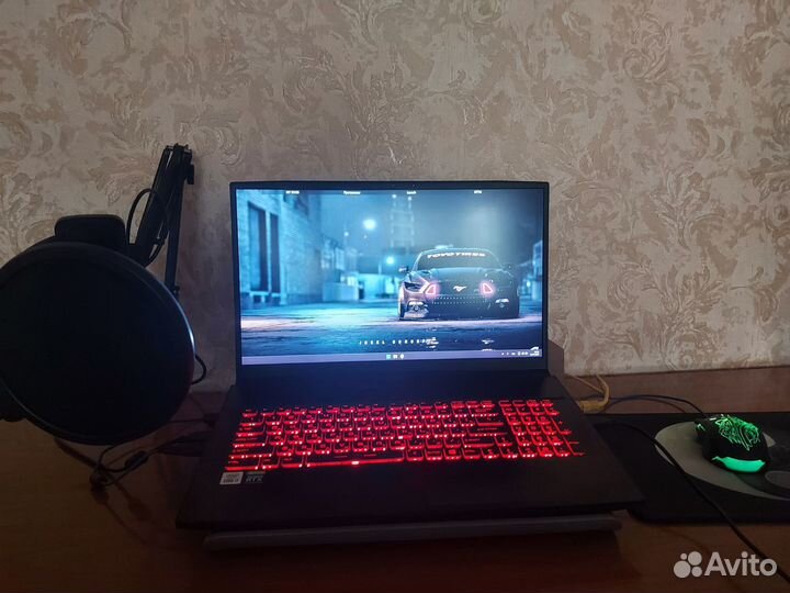 Ноутбук игровой MSI i7, RTX 3050Ti