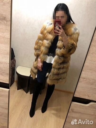 Шуба лисья