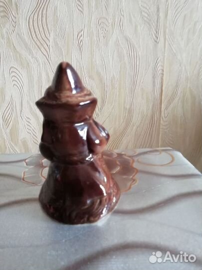 Фарфоровая статуэтка 50 г. Дед Мороз с топором