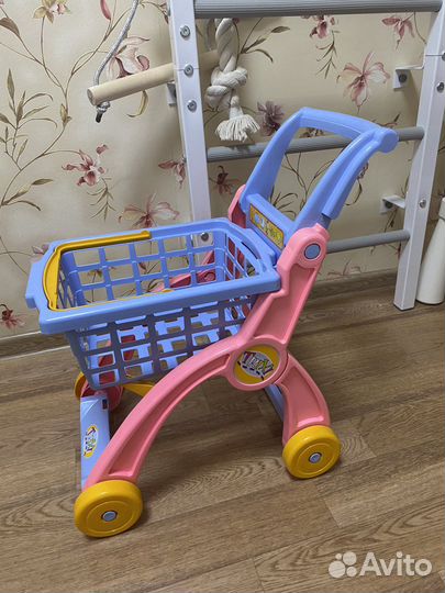 Тележка детская для игрушечных продуктов