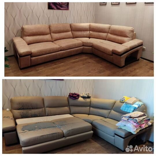 Перетяжка мягкой мебели