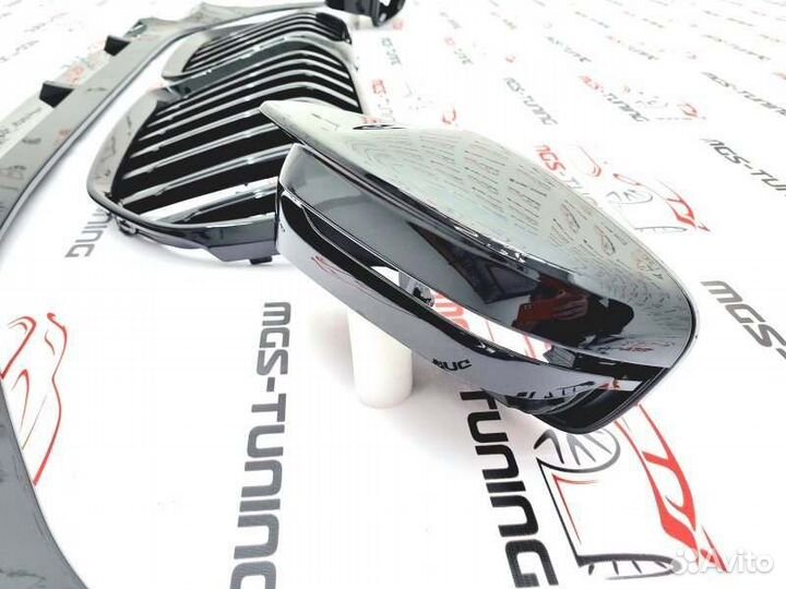 Губа + решетка + зеркала BMW 7 G11 G12 рест 2019+