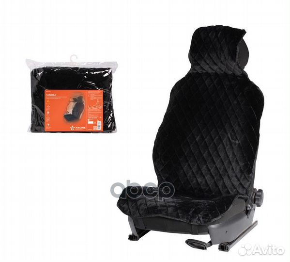 Накидка из искусственного меха, черная С коротк