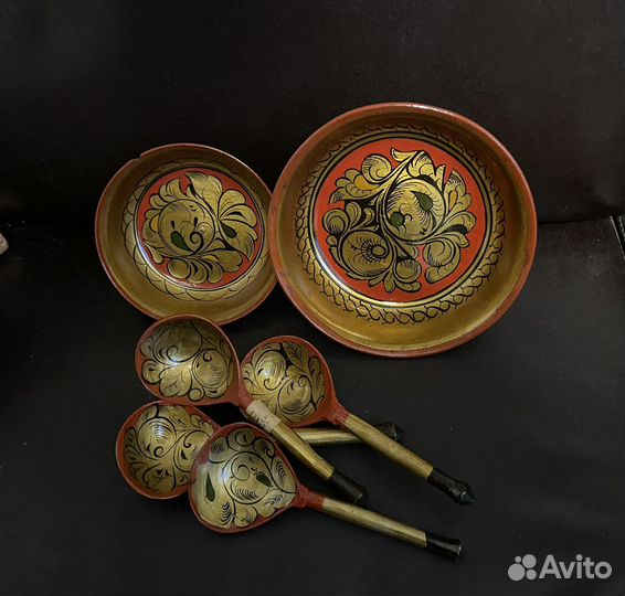 Набор хохлома СССР