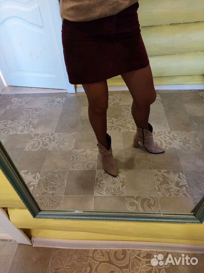 Юбка вельветовая