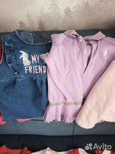 Вещи пакетом для девочки 80-92