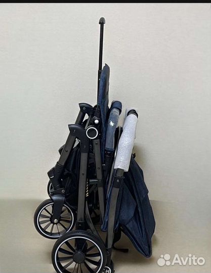 Новая коляска luxmom 525 с перекидной ручкой