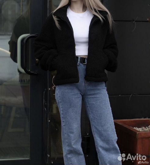 Бомбер женский оверсайз