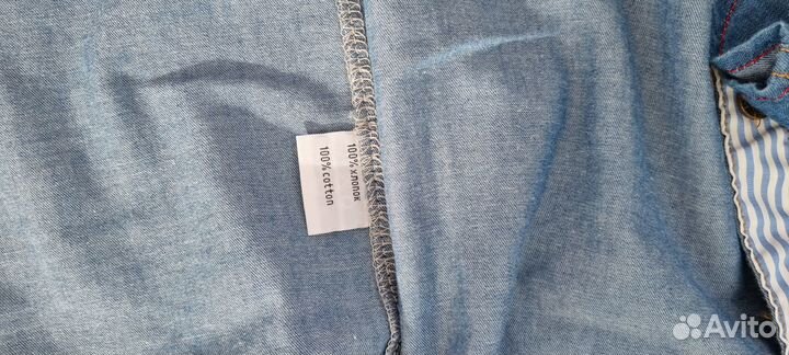 Джинсовая рубашка для мальчика 110