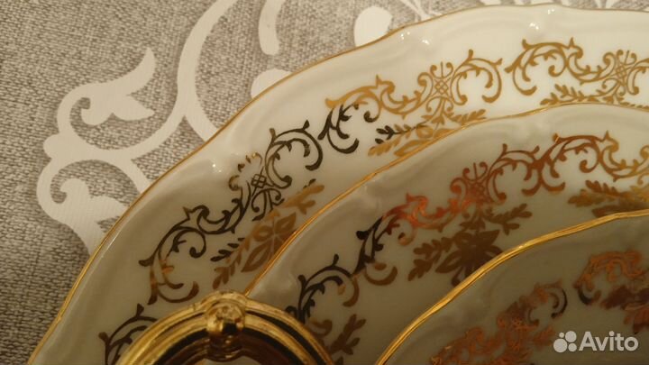 Ваза для фруктов трехъярусная, Чехия