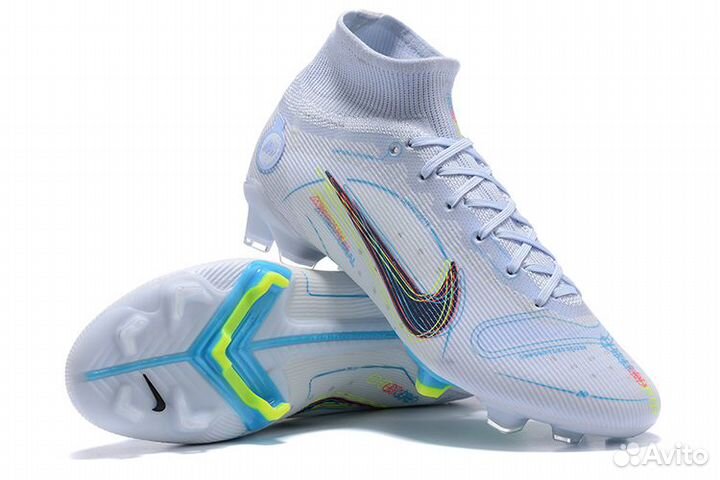 Бутсы nike superfly 8 elite белые