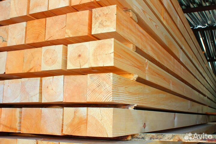 Брус из сосны 150х200х6000мм, 1-2 сорт