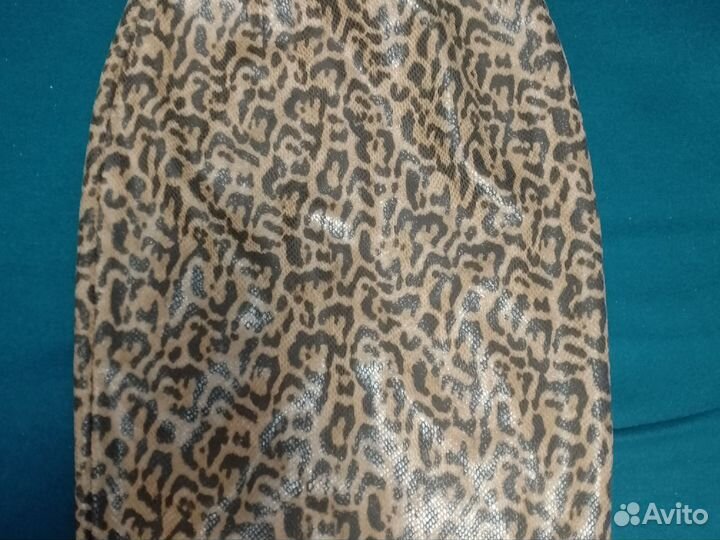 Юбка кожаная 42-44 р