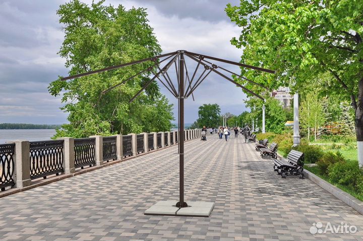 Уличный зонт для кафе 3*3