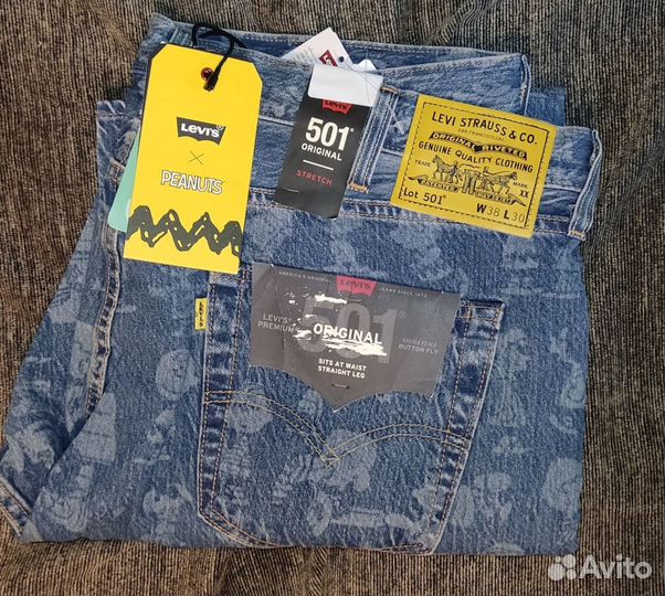 Джинсы levis 501, Levis X Peanuts