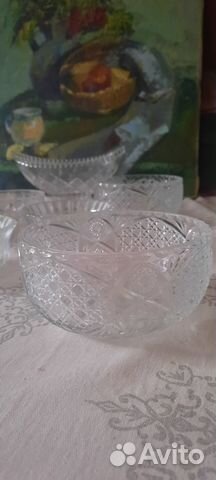 Хрусталь, конфетница, салатник и другое
