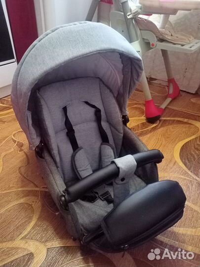 Коляска Indigo Antica 2 в 1 +новые чехлы д/колес