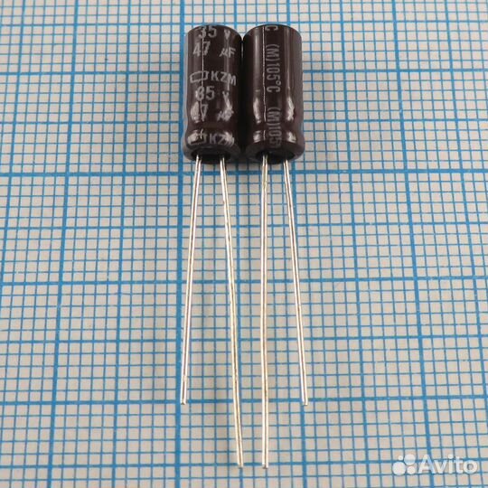 47uF 35v 35v47uF 5x11 KZM - Электролитический конд