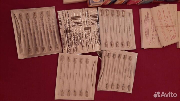 Шприцы стеклянные новые СССР 2мл, 5мл, 10, 20мл