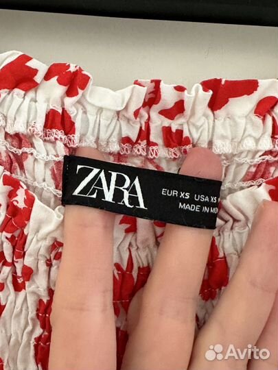 Платье летнее миди Zara xs