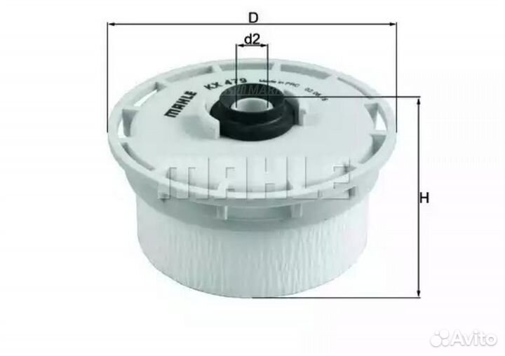 Mahle KX 479D Фильтр топливный