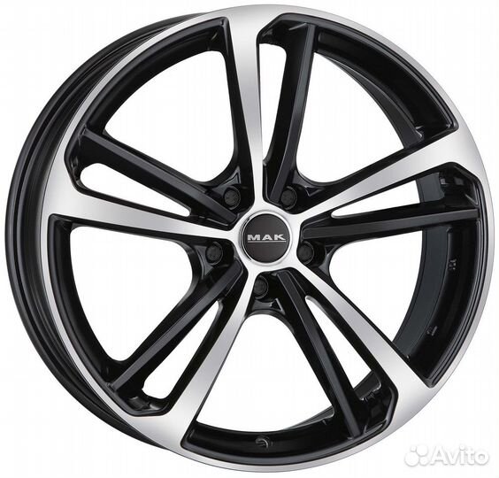 R20 5x112 8,5J ET45 D66,45 MAK Nurburg Black Mirro