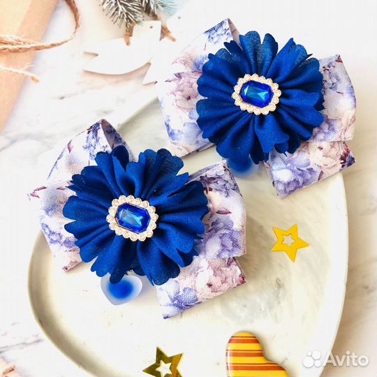 Бантики для волос детские