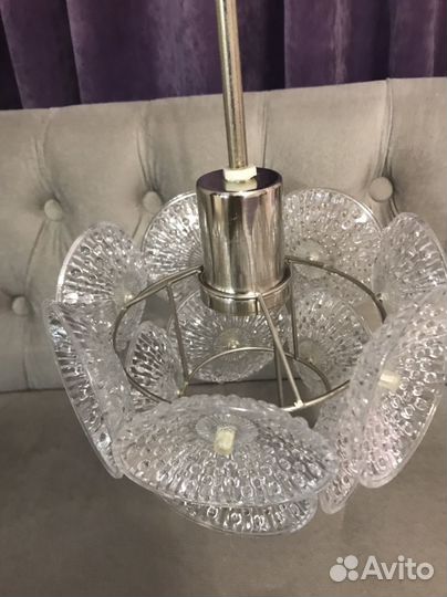 Хрустальные люстры СССР одуванчик спутник