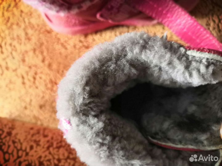 Ботинки тёплые детские 24