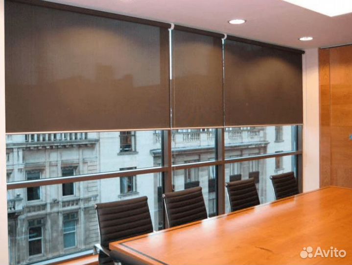 Рулонные шторы день ночь