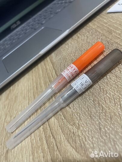 Катетеры 16G 50 штук игла декомпрессионная