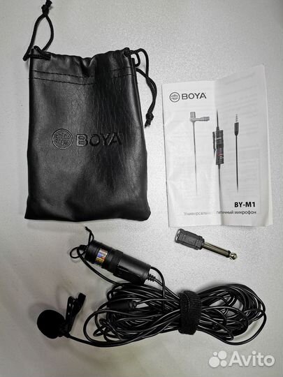 Микрофон петличный boya by-m1